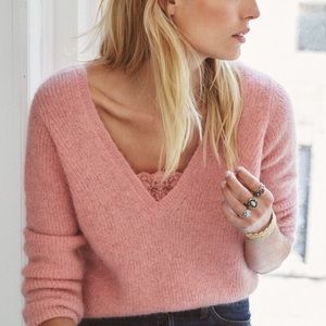 Sezane Felix Pink Jumper